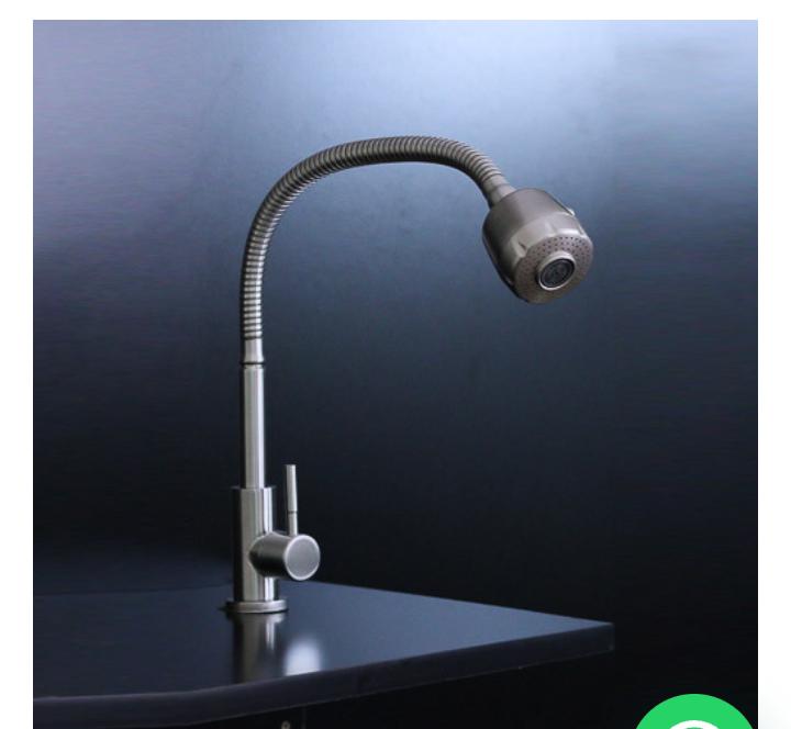 STAINLESS FLEXIBLE PILLAR TAP